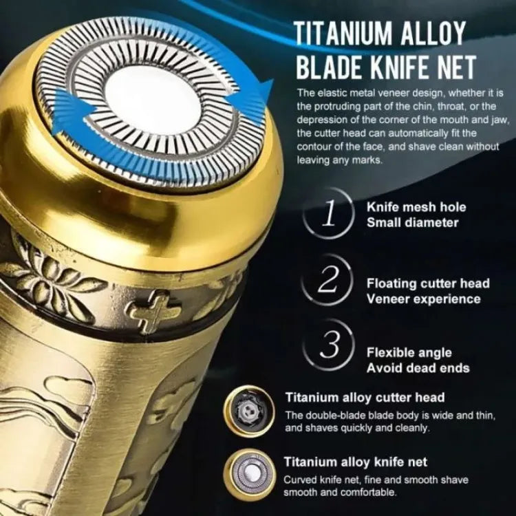 USB Rechargeable Razor HW-T8 Shaver Mini Electric Vintage Shaver Razor Men and Women,