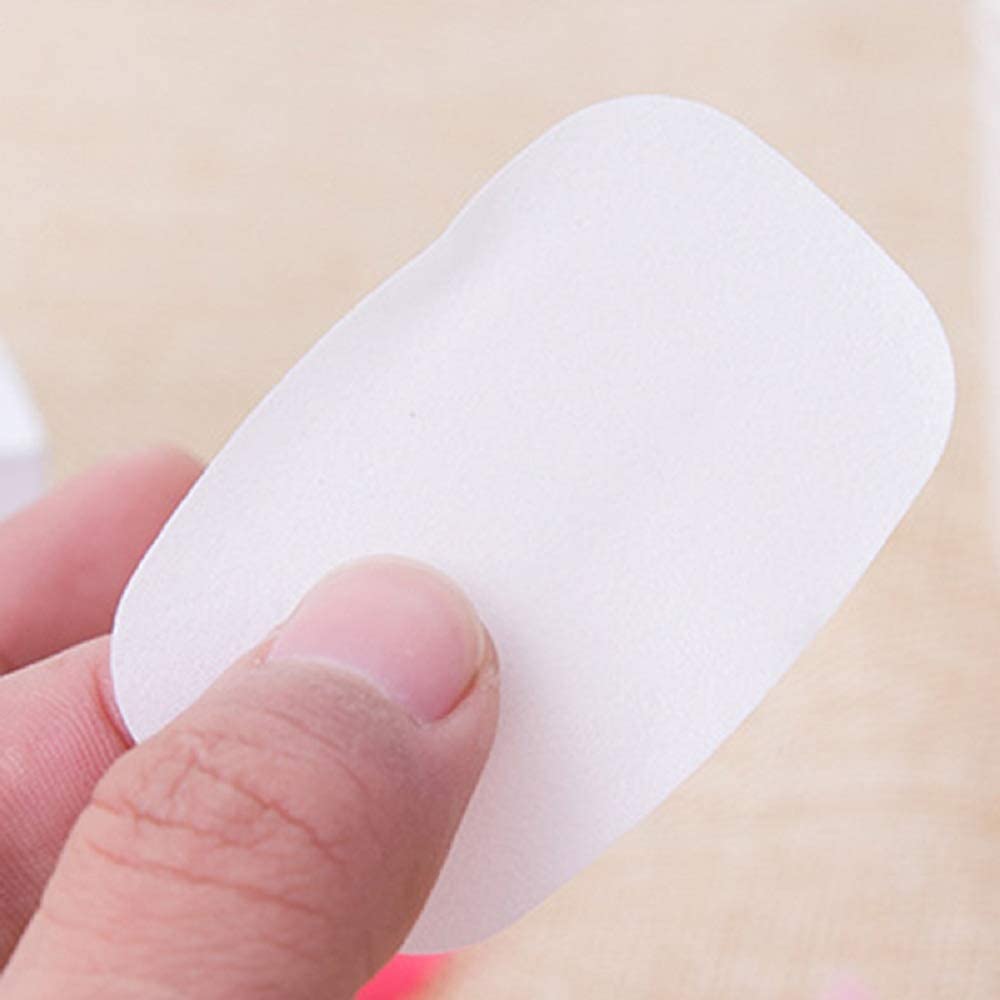 Mini Portable Travel Soap Paper Sheets Disposable Hand Washing Bath Scented Paper Soap for Outdoor Camping Hiking (Pack of 5)