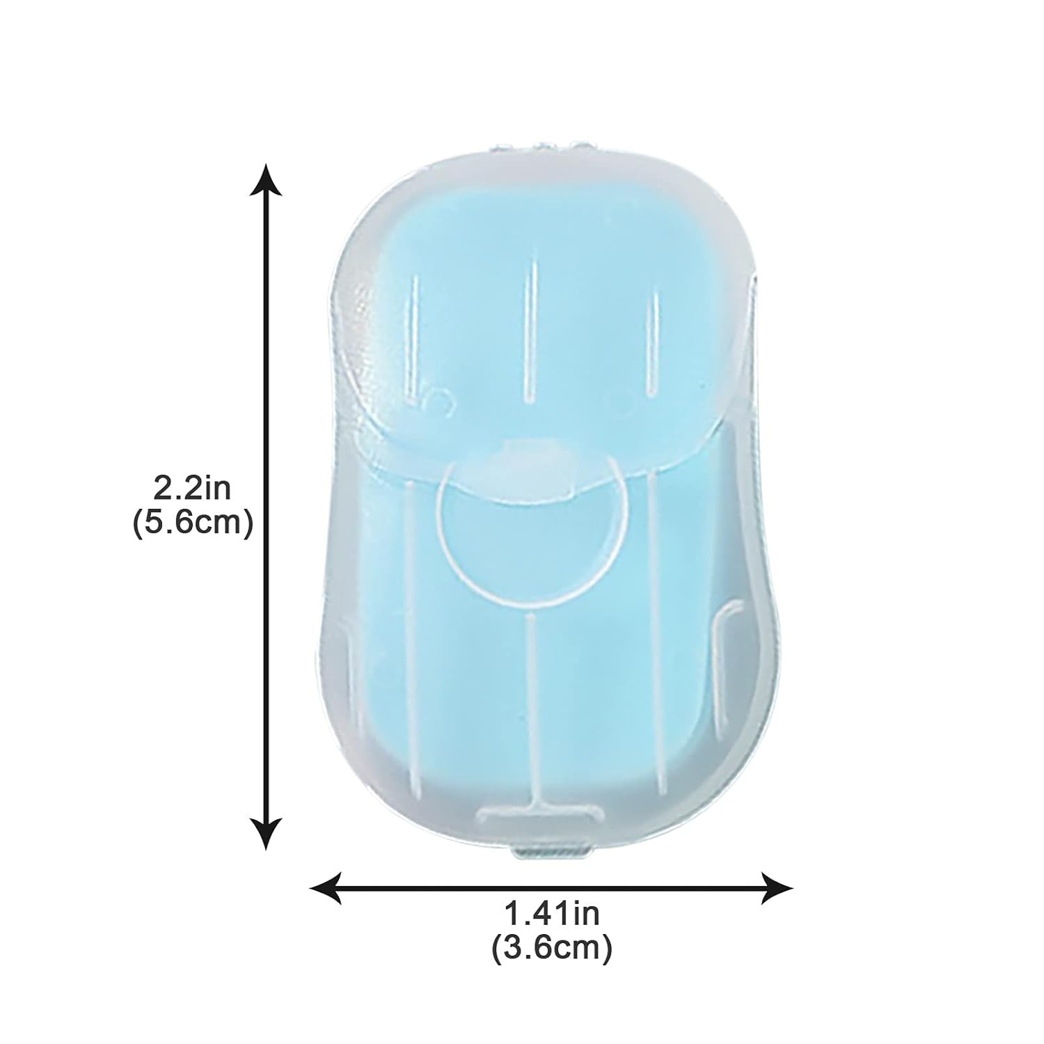 Mini Portable Travel Soap Paper Sheets Disposable Hand Washing Bath Scented Paper Soap for Outdoor Camping Hiking (Pack of 5)