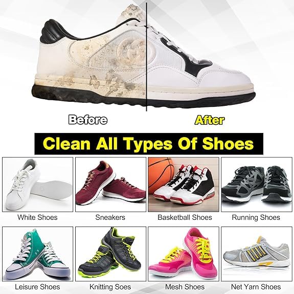 Shoe Wipes Quickly Remove Dirt & Stains - These Disposable Shoe Cleaning Wipes Can Be Used On Footwear (1Pack of 80pcs)
