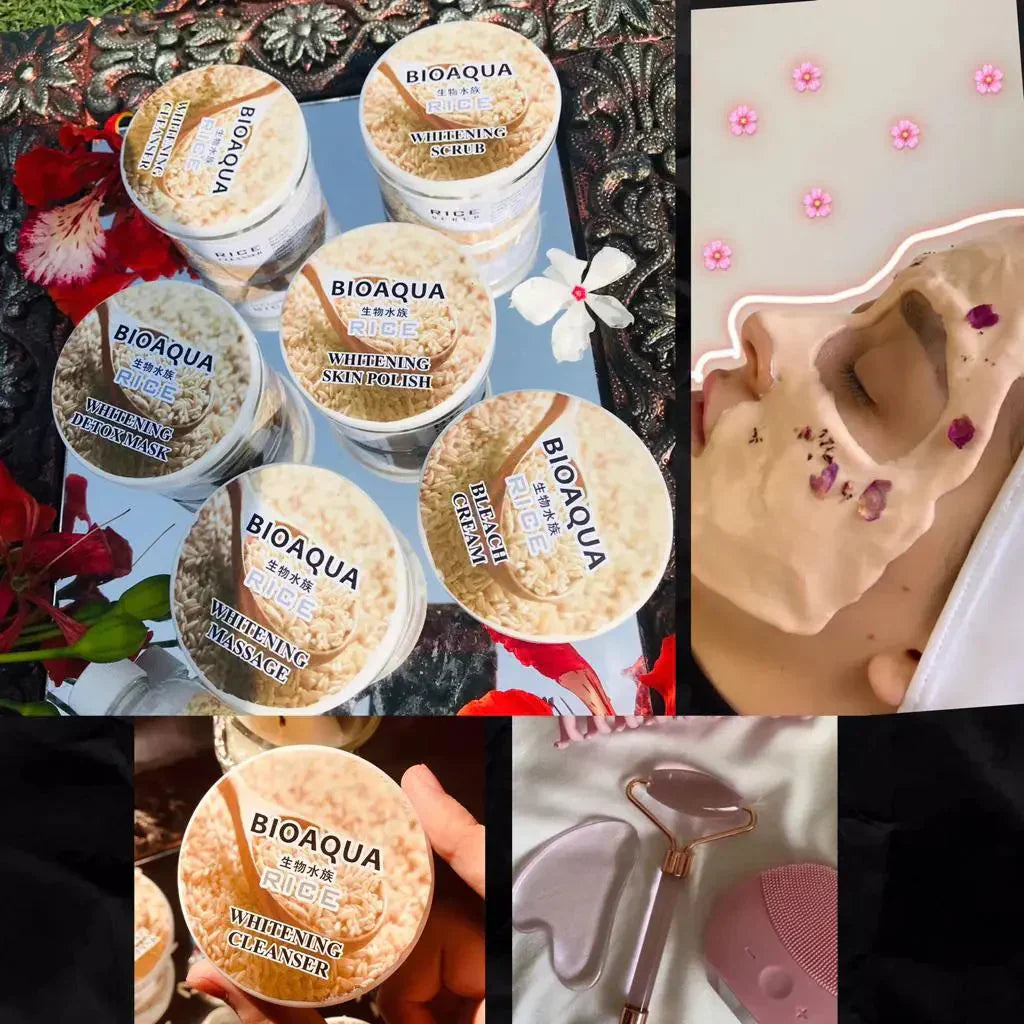 BIOAQUA RICE Brightening FACIAL KIT 06 Steps Out Class Quality