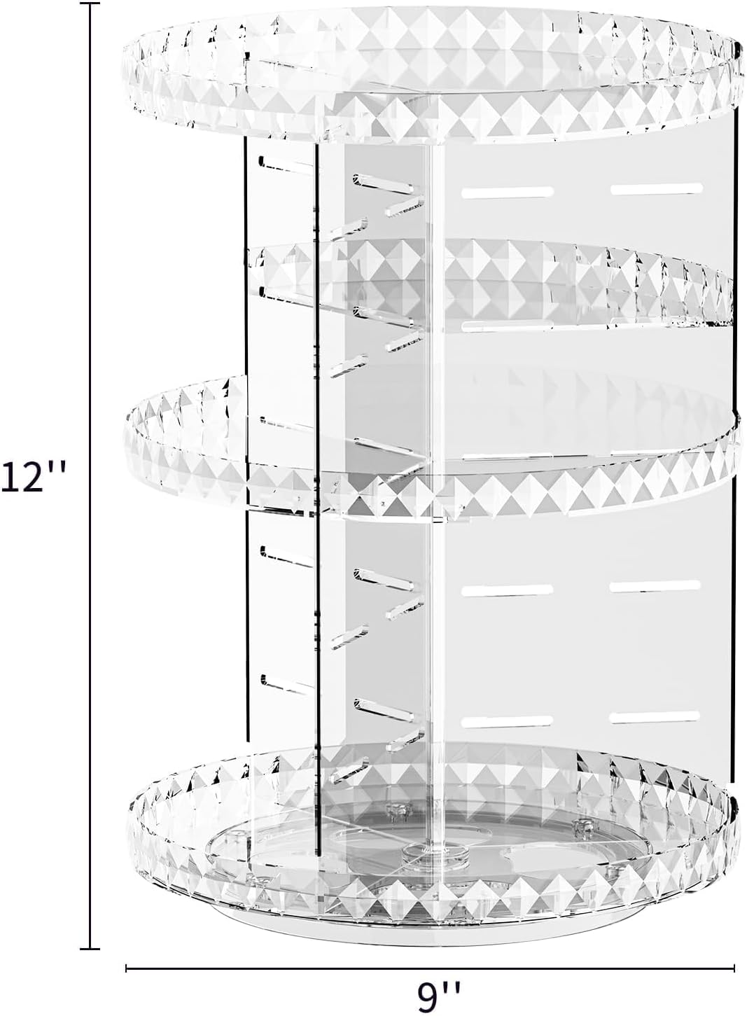 360° Rotating Makeup Organizer Stand