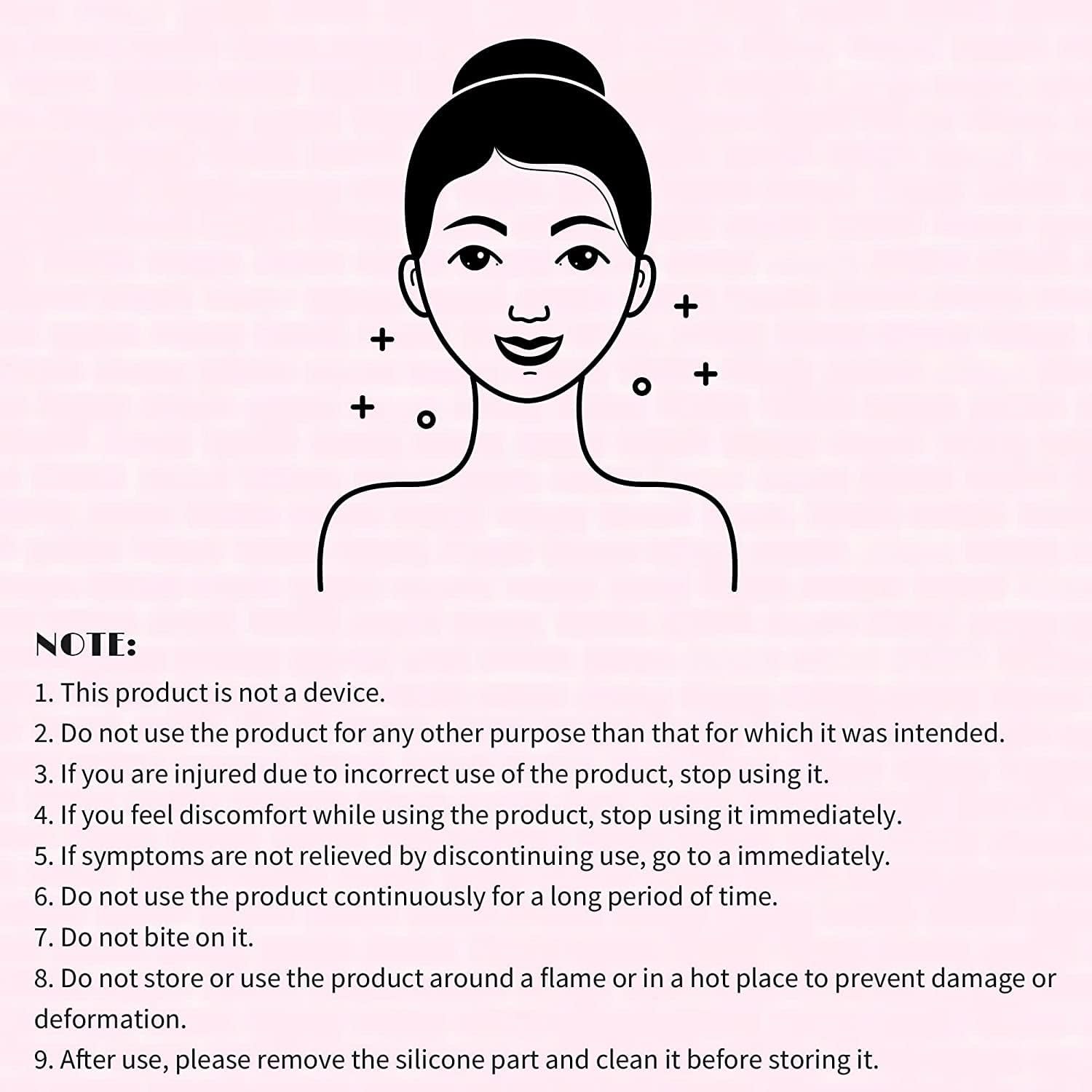 Facial Yoga for Skin Tighten Firm, Jaw Exerciser, Double Chin Breathing Exercise Device Jaw Face Slimmer