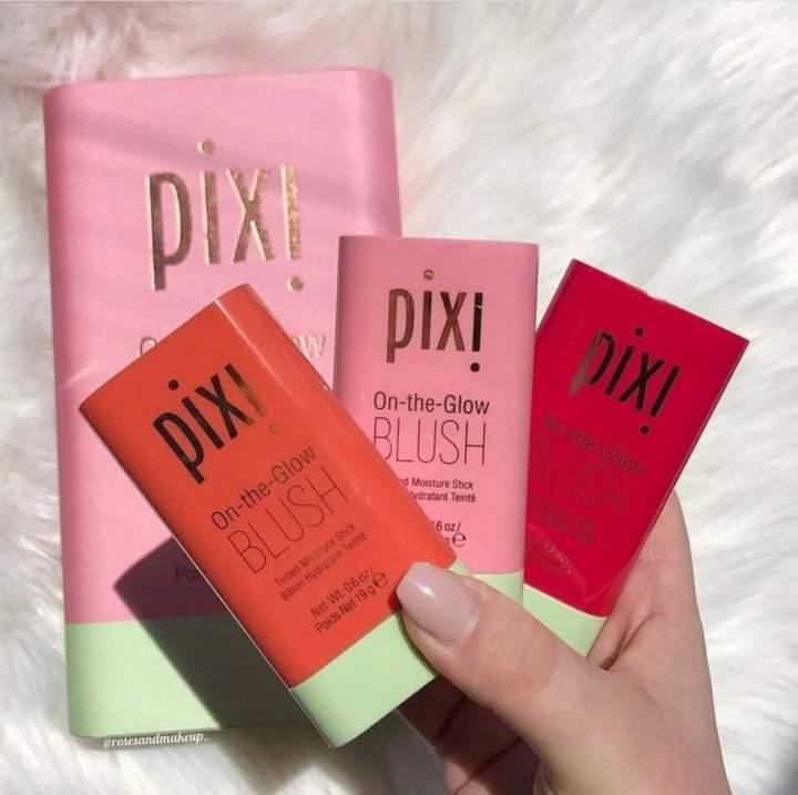 Pixi 3-In-1 Cheek Lip Tinted Moistured Blush Stick Silky Brighten Blush Cream Blusher Cosmetics Tubes Matte Contour Makeup
