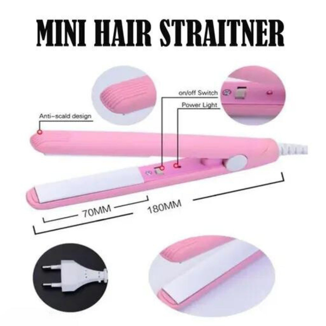 Mini Professional Hair Straighteners Flat Iron Specially Designed for Teen (Multi color)