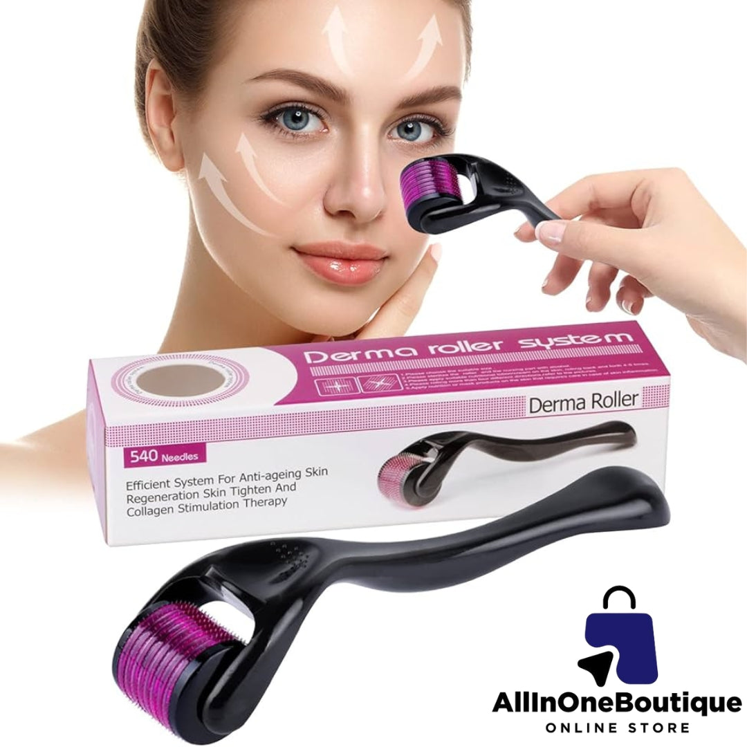 Derma Roller 0.5, 540 Needle Cross-Line, Anti-Aging Skin Regeneration, Start Enjoying the Benefits of Younger, Looking Skin