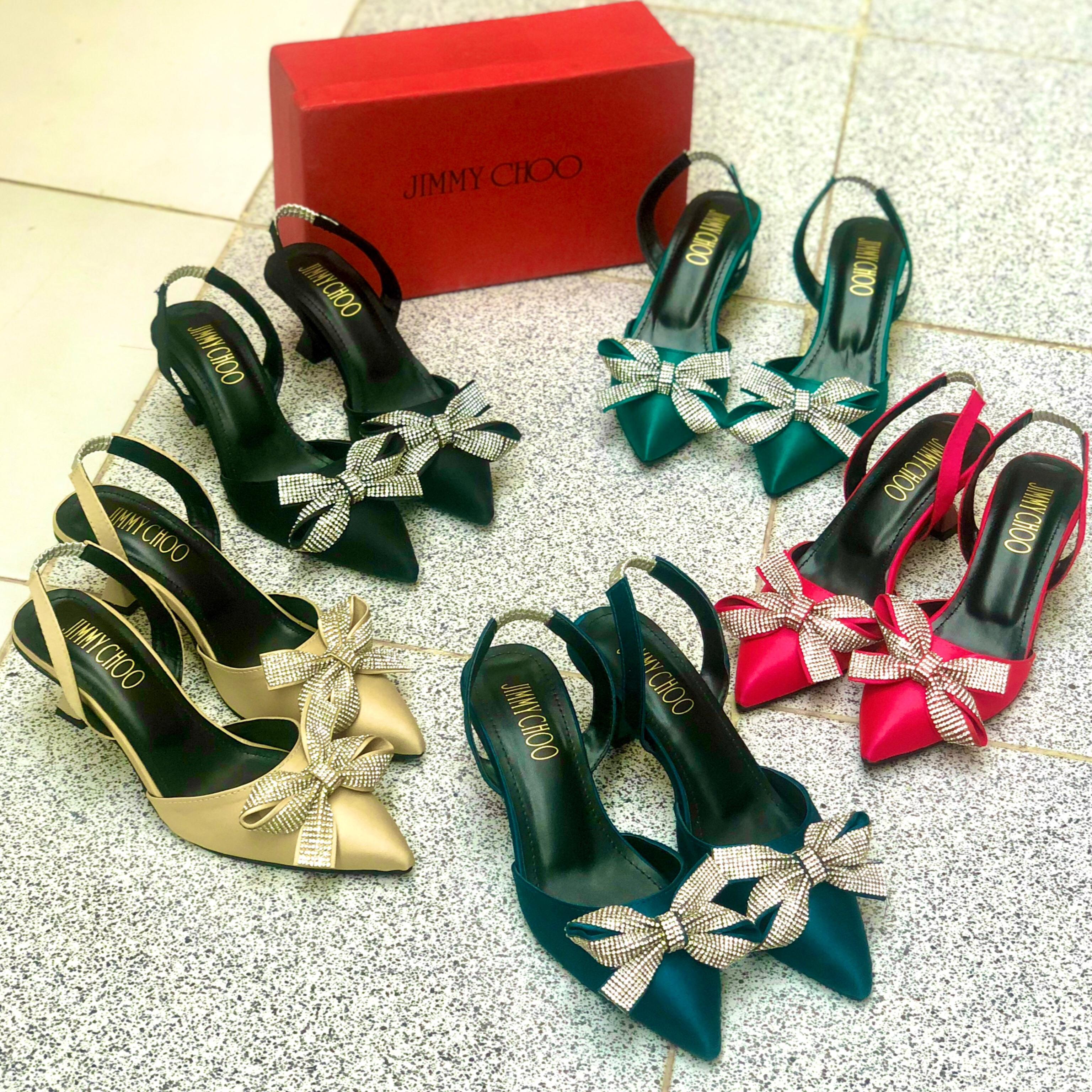 JIMMY CHOO HEELS WITH WITH BOW