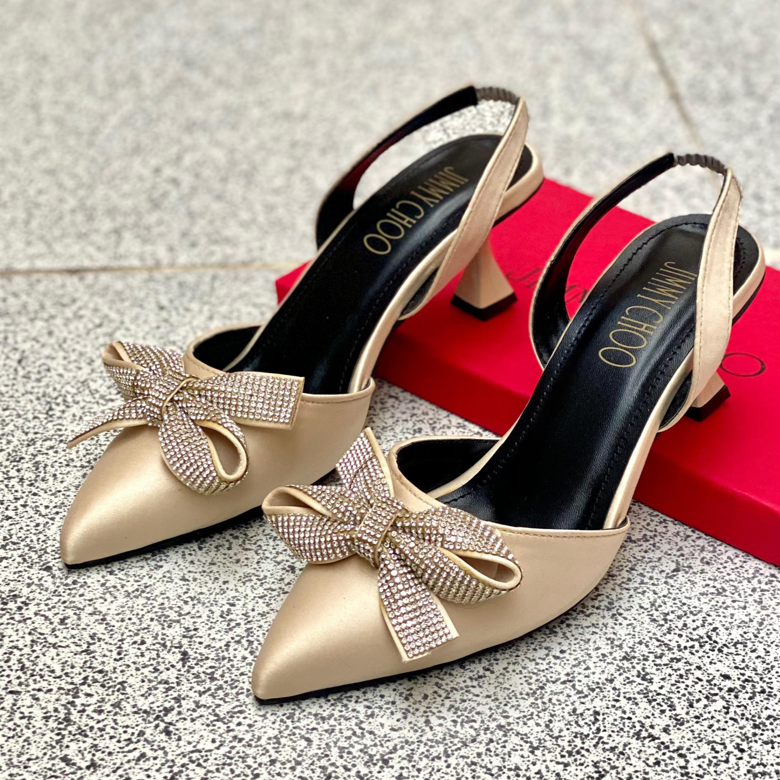 JIMMY CHOO HEELS WITH WITH BOW