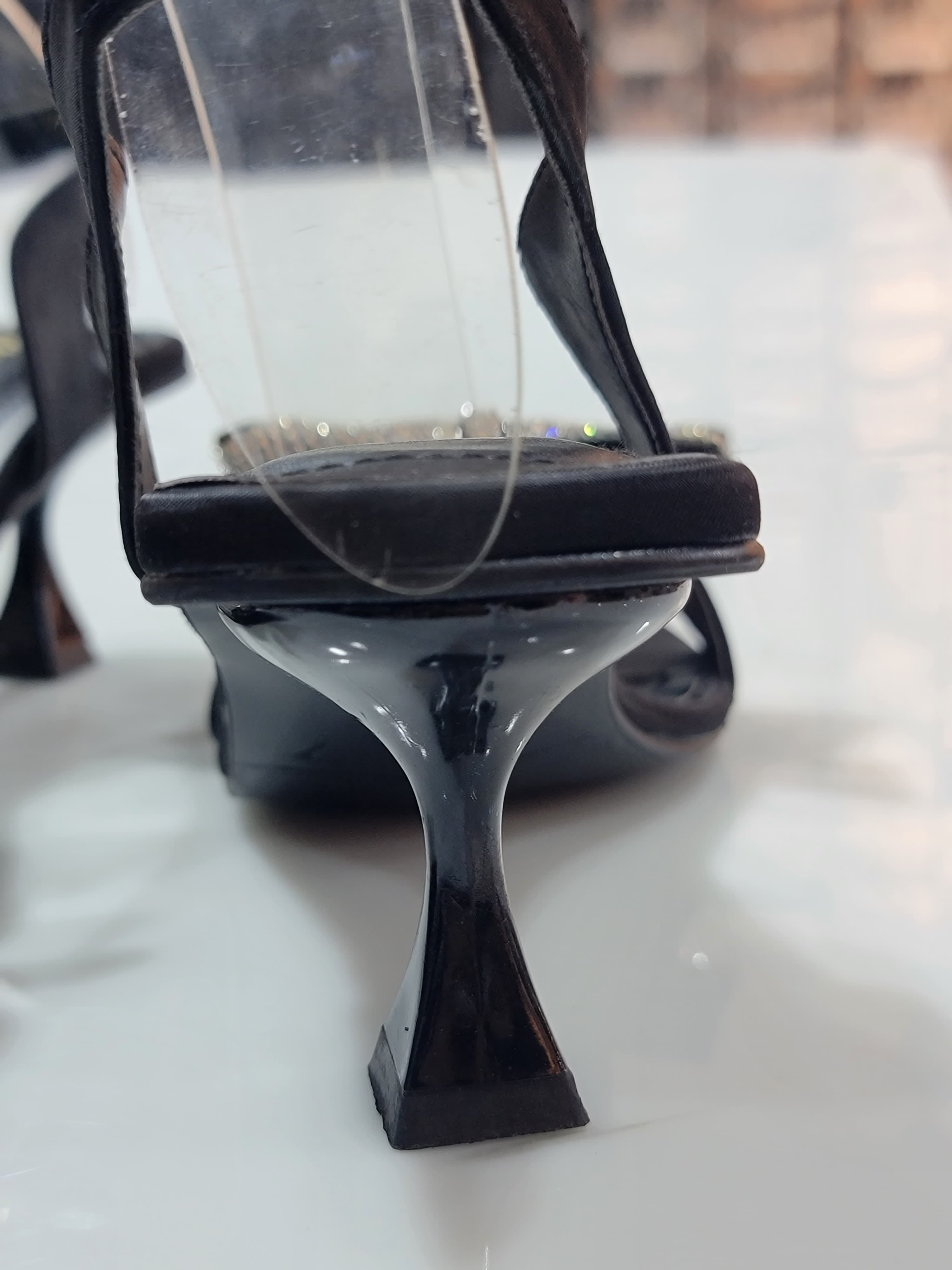 Zara transparent heel 👠