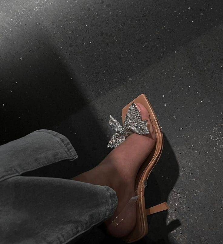 Zara transparent heel 👠